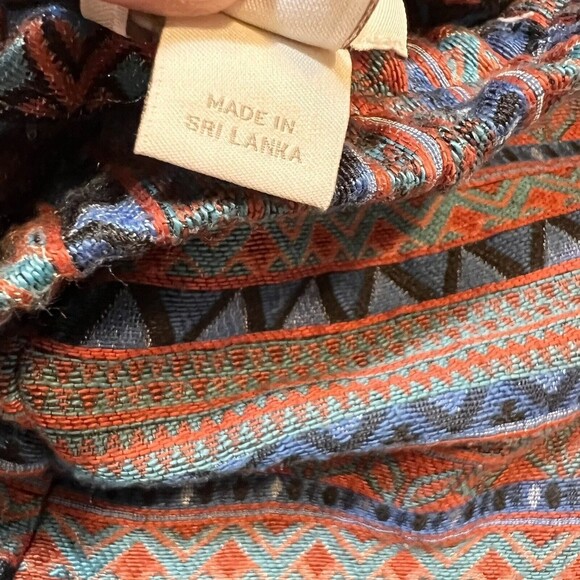 J.Crew Women’s Size 2 Jaquard Boardwalk Pull On Shorts Pockets Aztec BOHO Mid - Picture 6 of 10